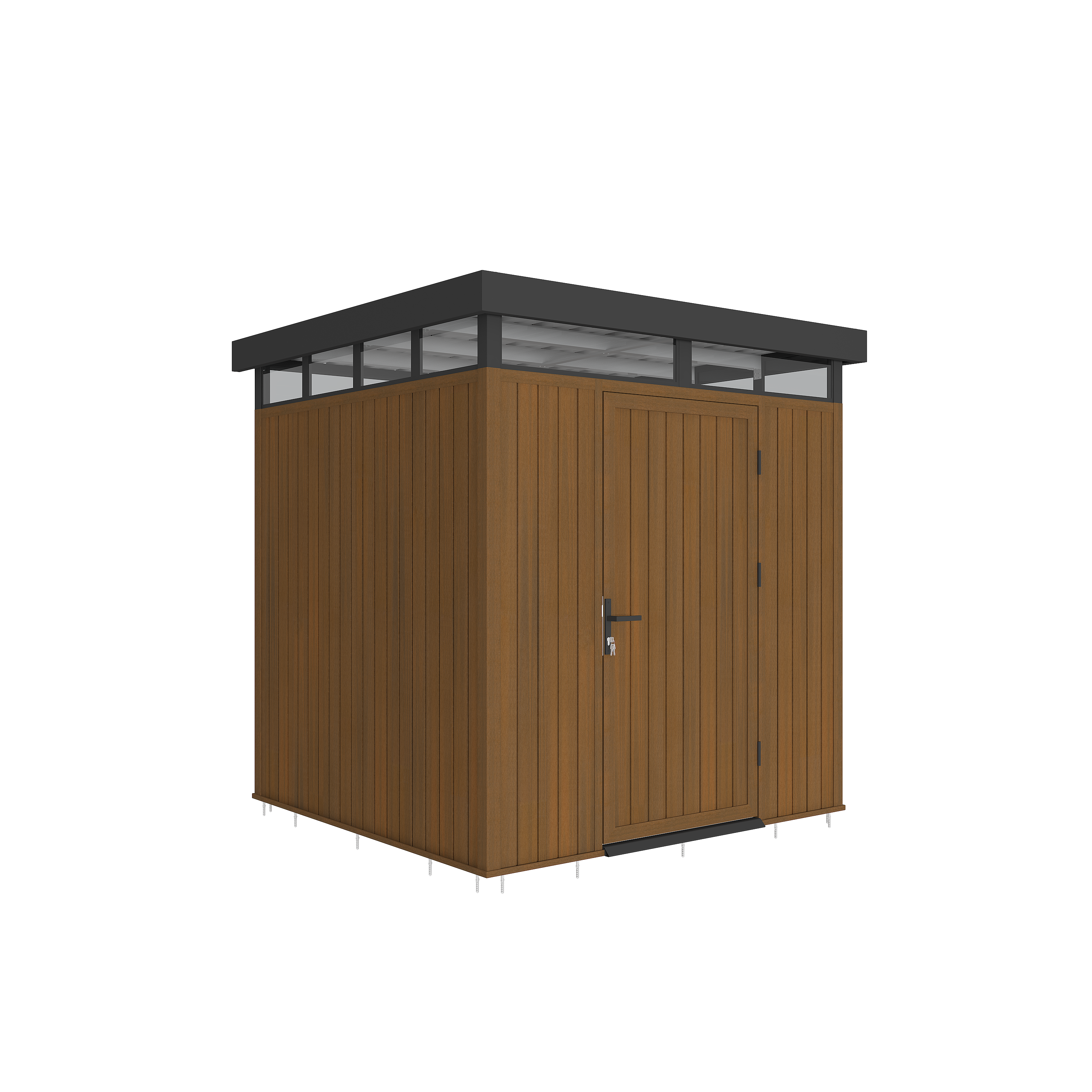 WPC Gartenhaus Cella 77 – Kompaktes Gartenhaus modern