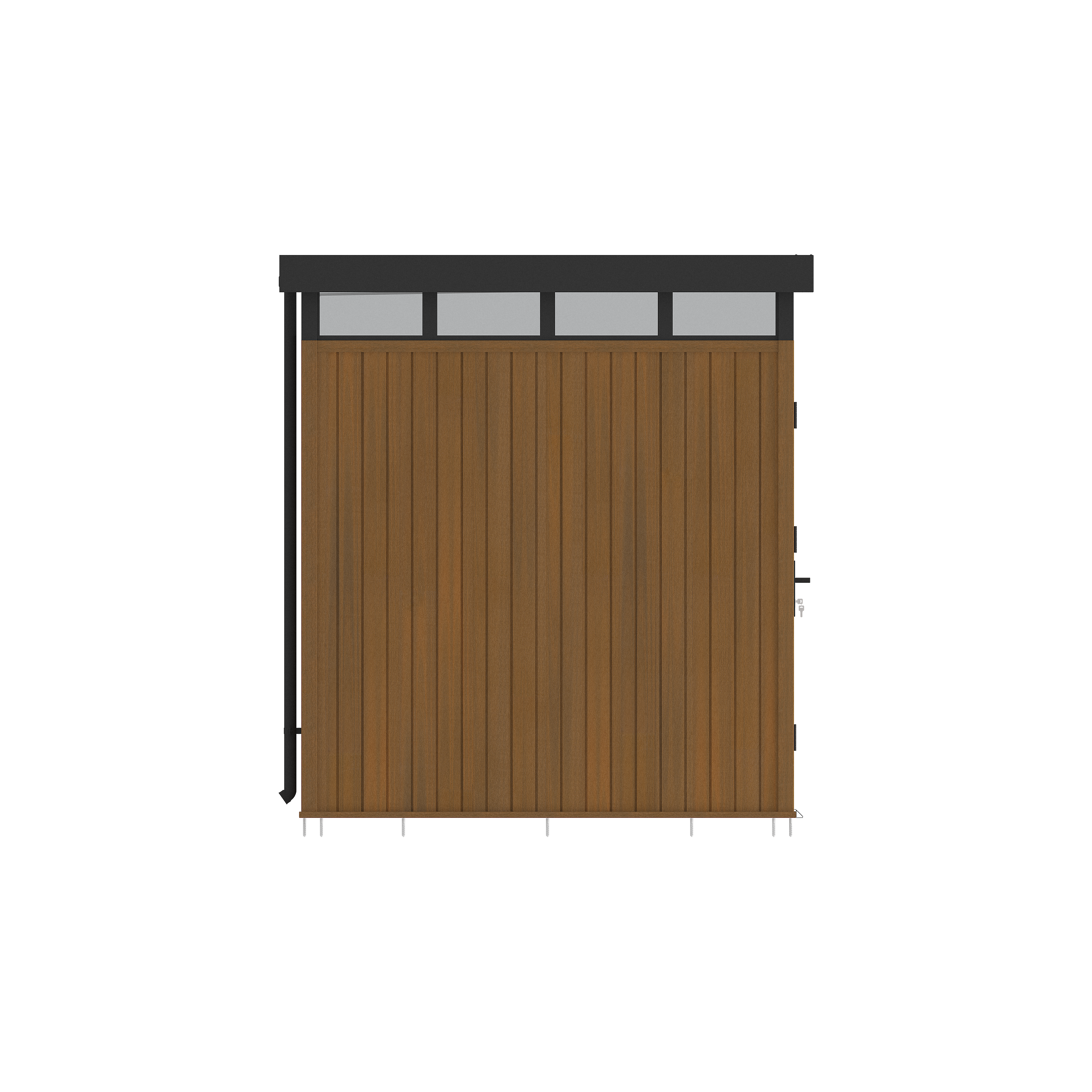 WPC Gartenhaus Cella 77 – Kompaktes Gartenhaus modern