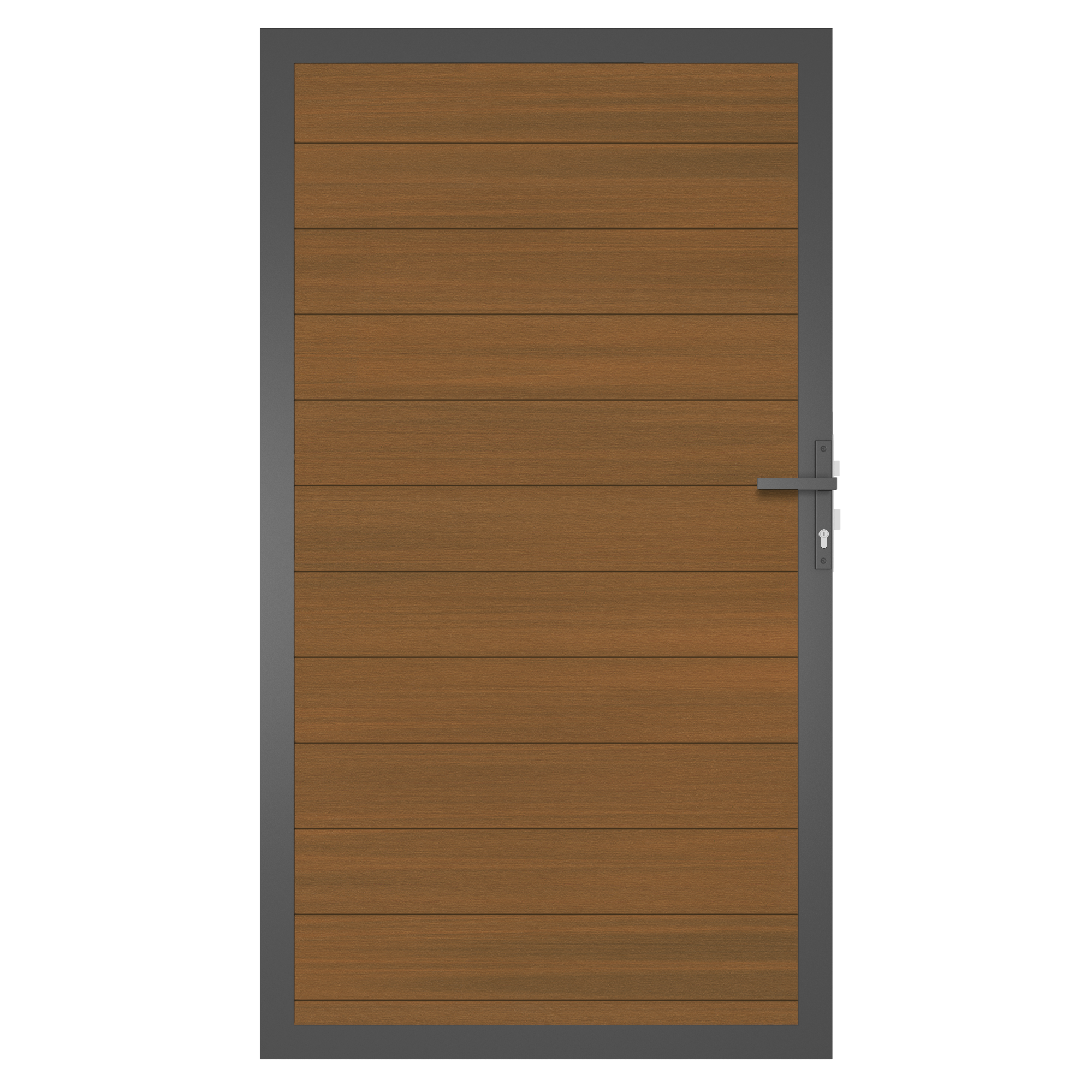 WPC Tor Portland – Gartentor im Holzlook zum Zaunelement Portland