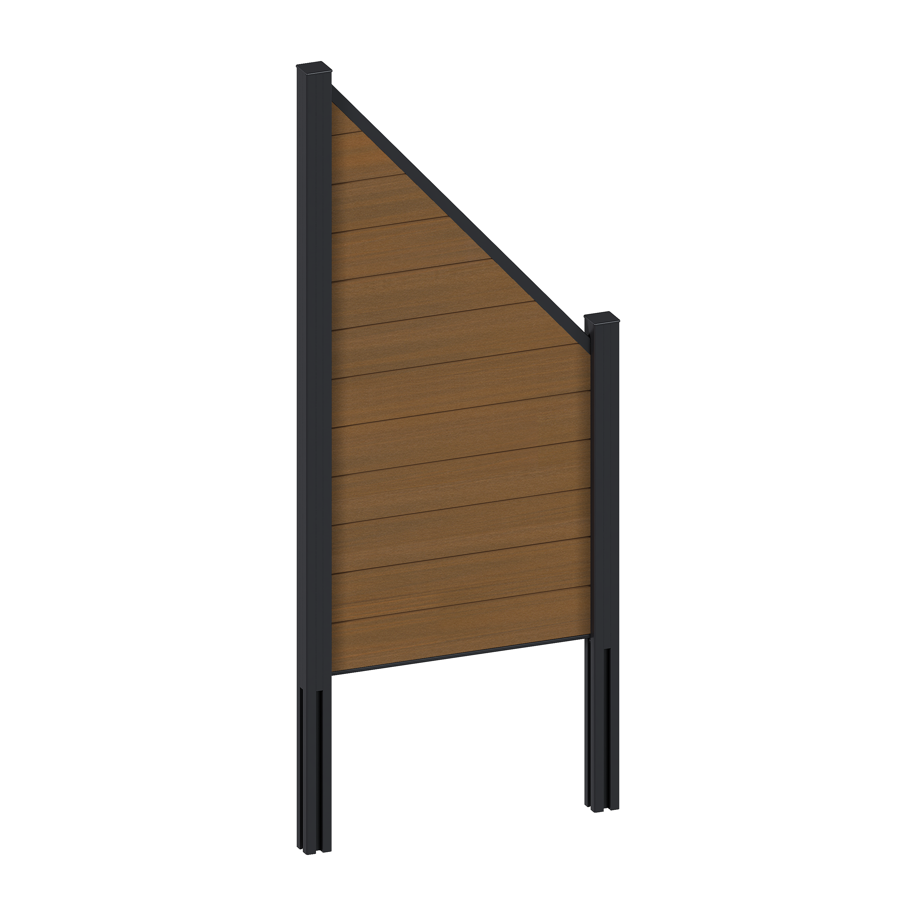 WPC Zaunelement Portland – Gartenzaun im Holzlook