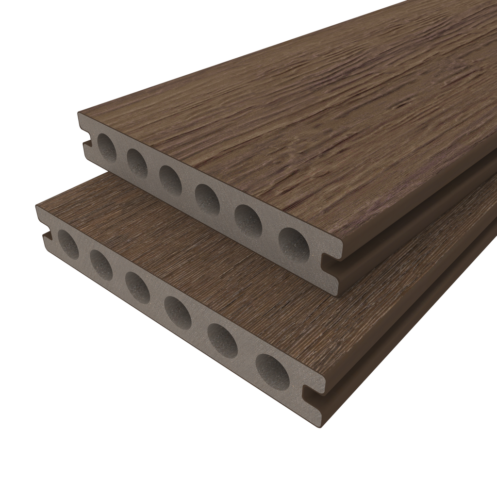 WPC Terrassendiele Deluxe Vintage – Holzlook Diele für Terrasse