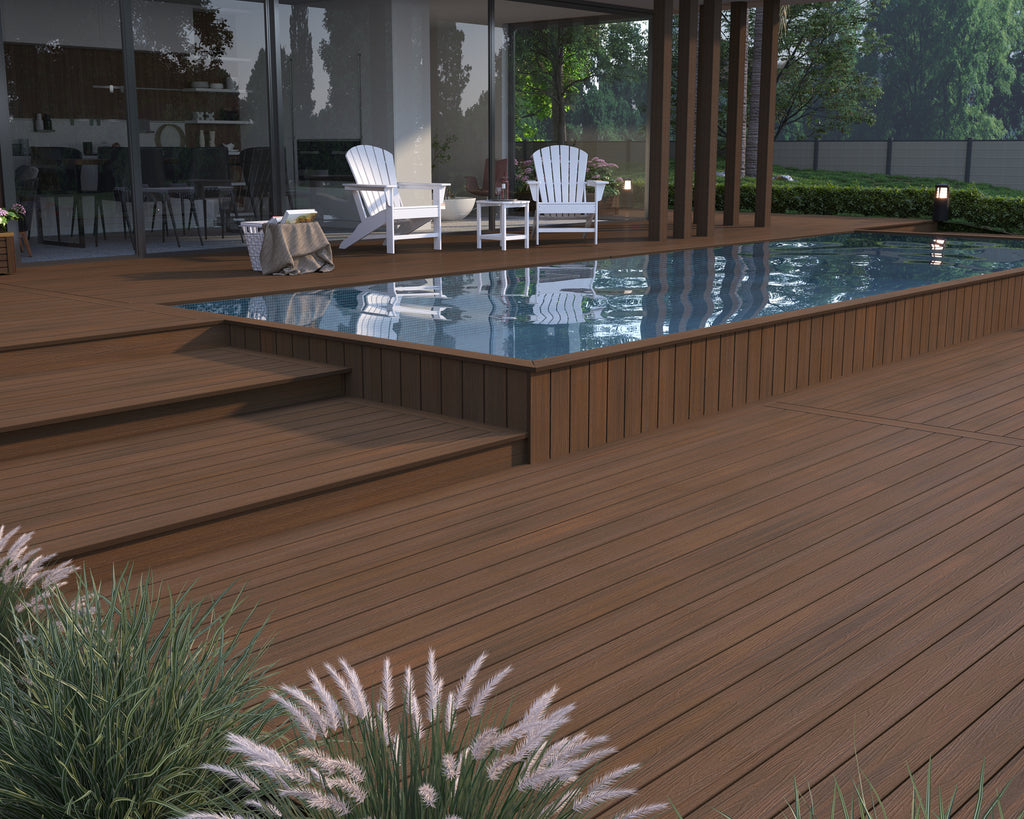 WPC Terrassendiele Deluxe – Premium Diele für Terrasse und Balkon
