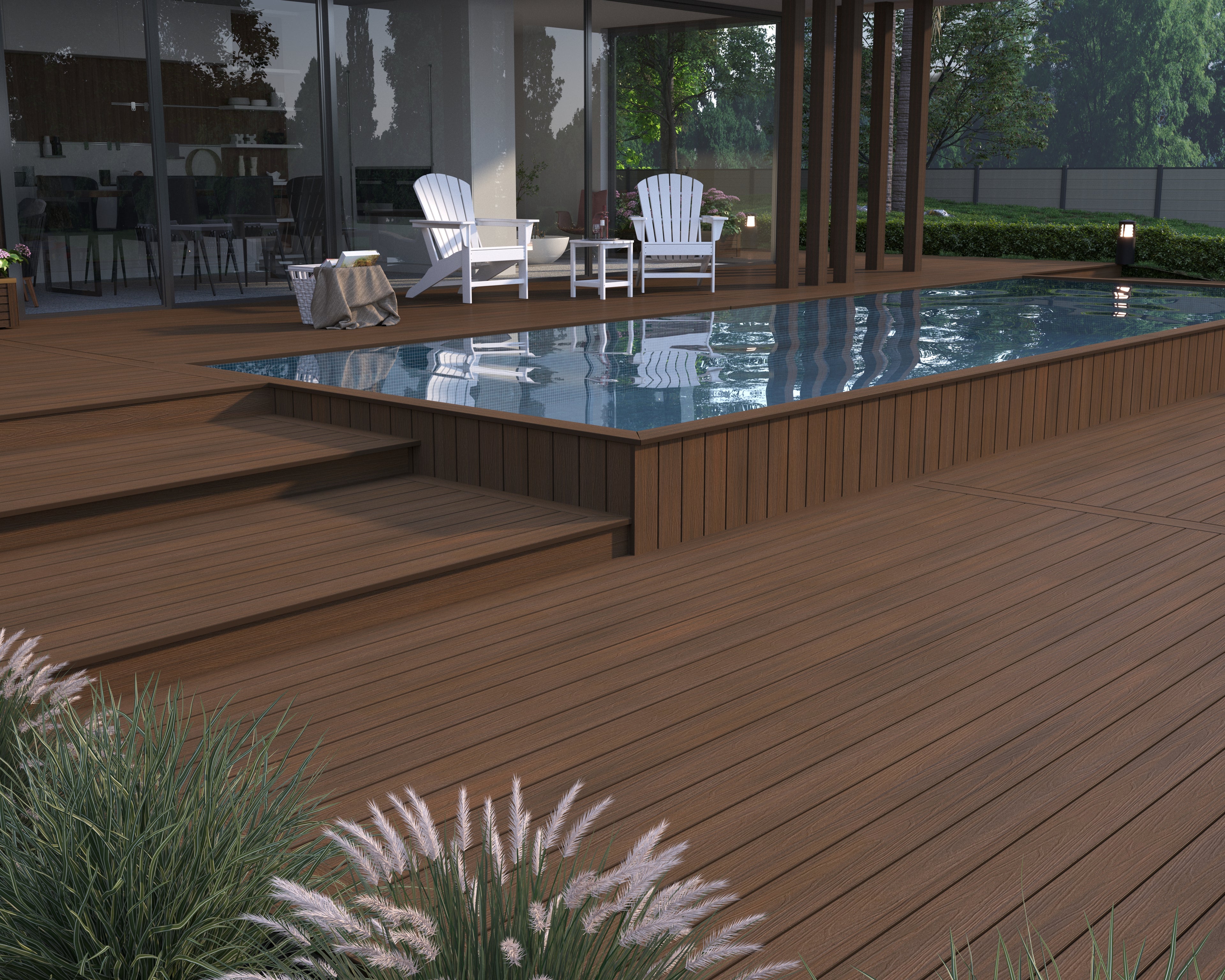 WPC Terrassendiele Deluxe – Premium Diele für Terrasse und Balkon