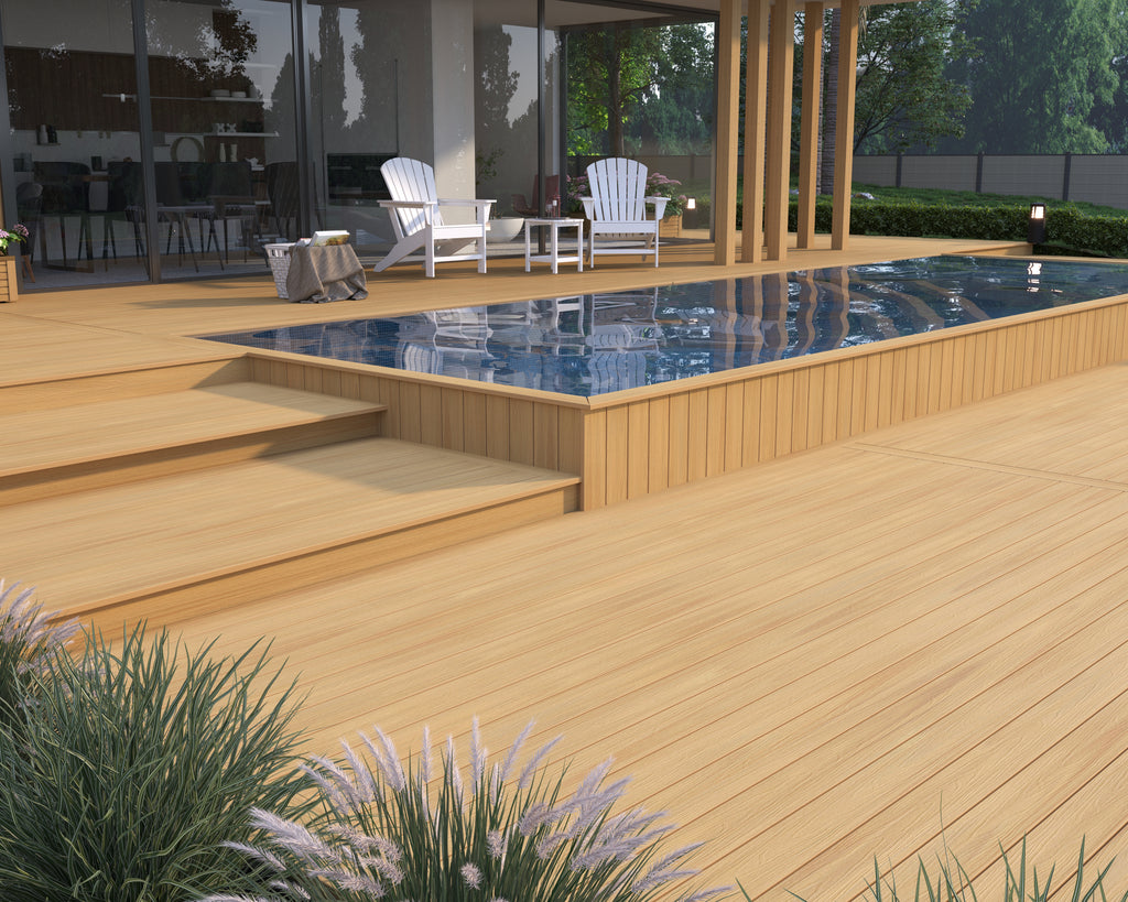 WPC Terrassendiele Deluxe – Premium Diele für Terrasse und Balkon