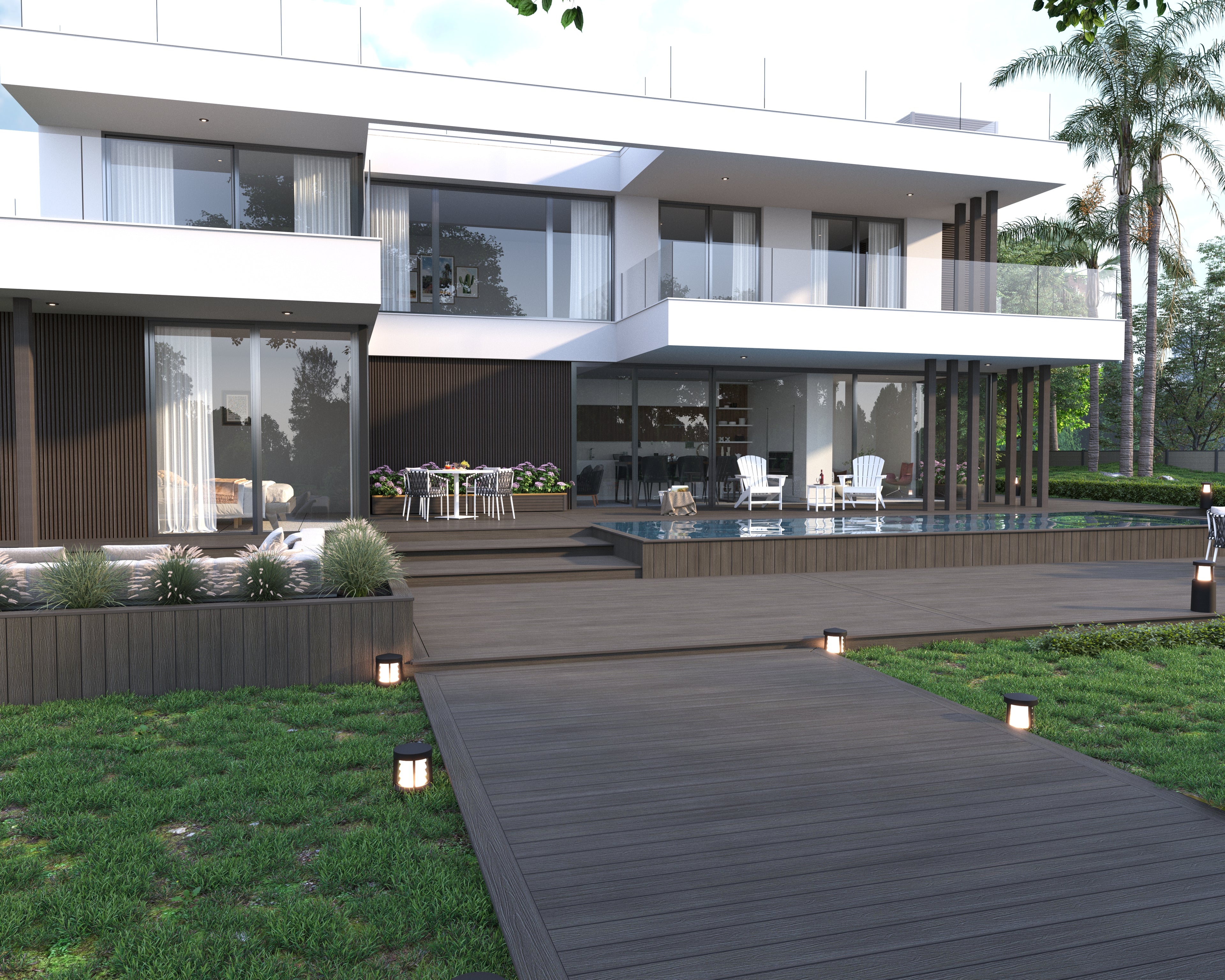 WPC Terrassendiele Deluxe – Premium Diele für Terrasse und Balkon