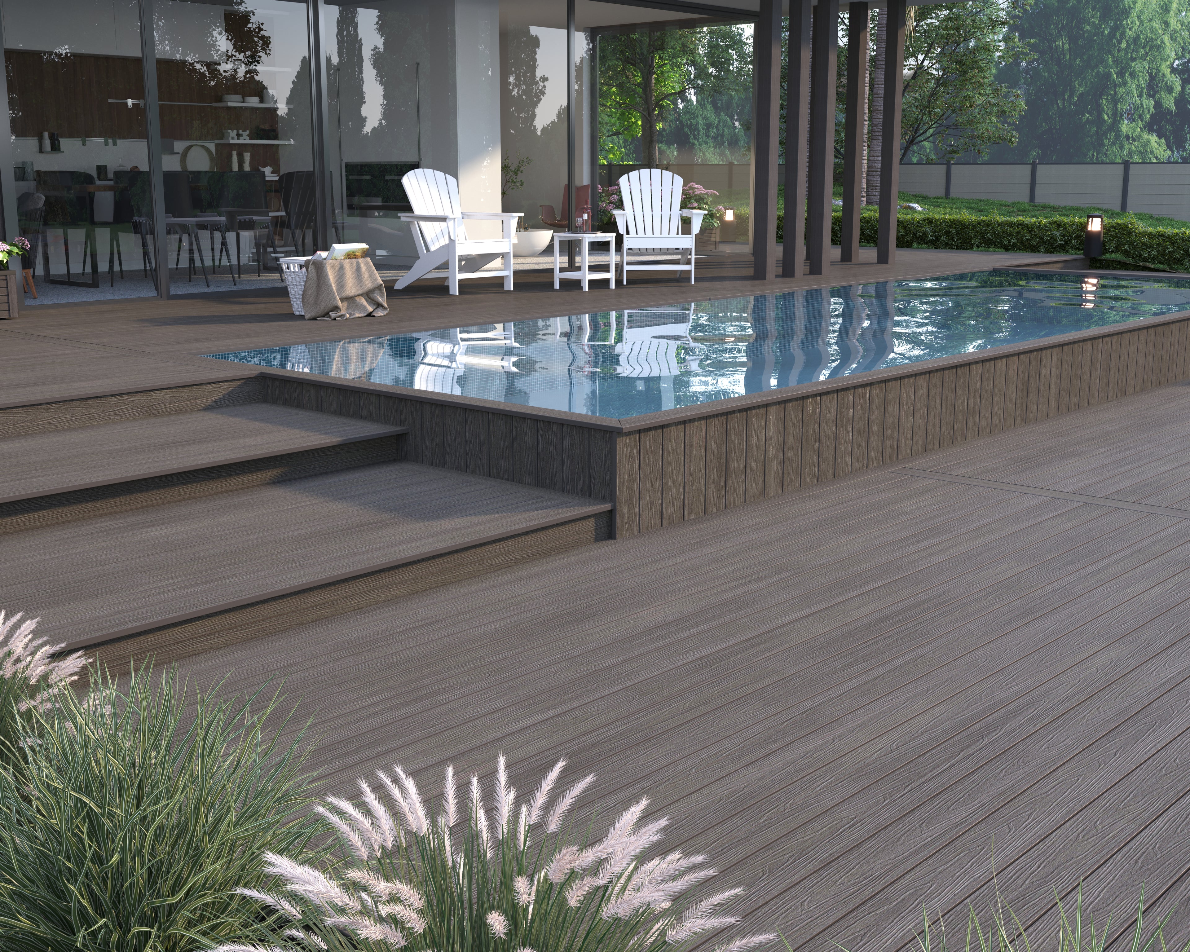 WPC Terrassendiele Deluxe – Premium Diele für Terrasse und Balkon
