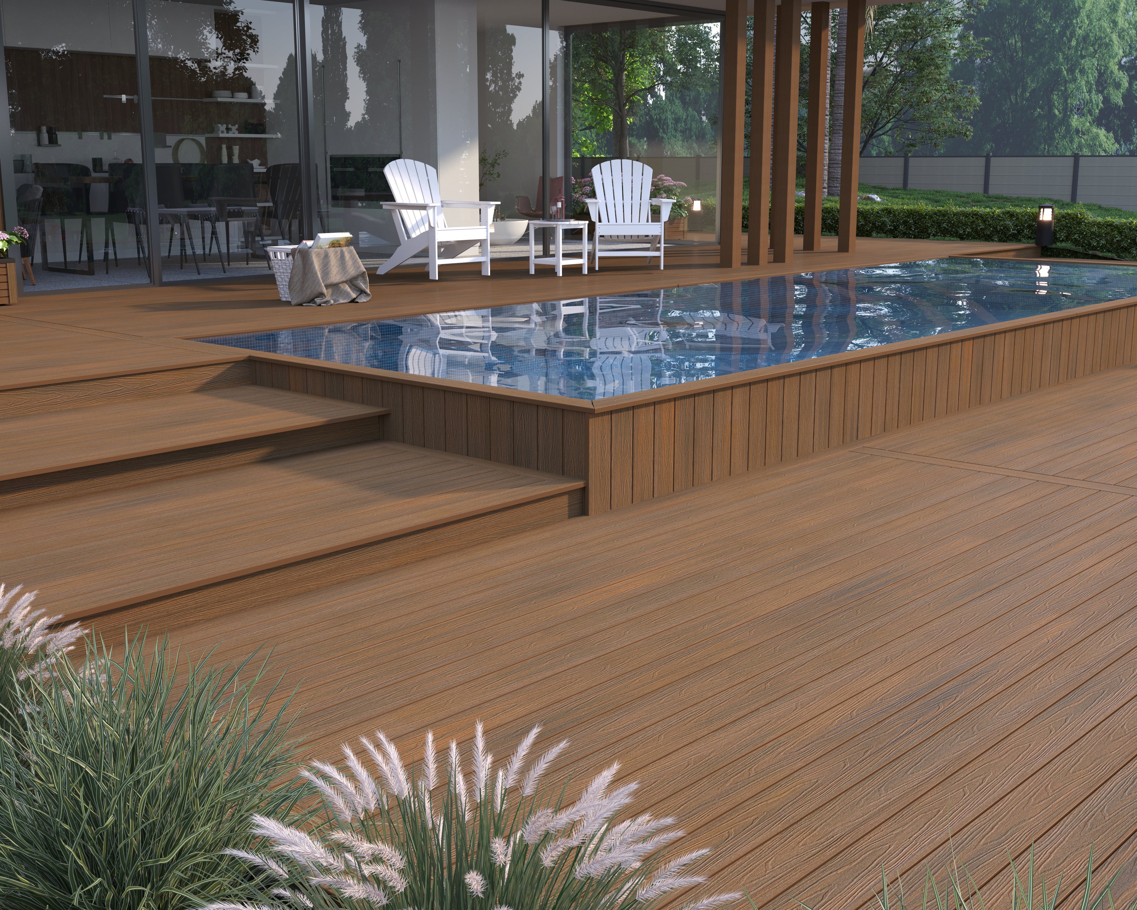 WPC Terrassendiele Deluxe – Premium Diele für Terrasse und Balkon