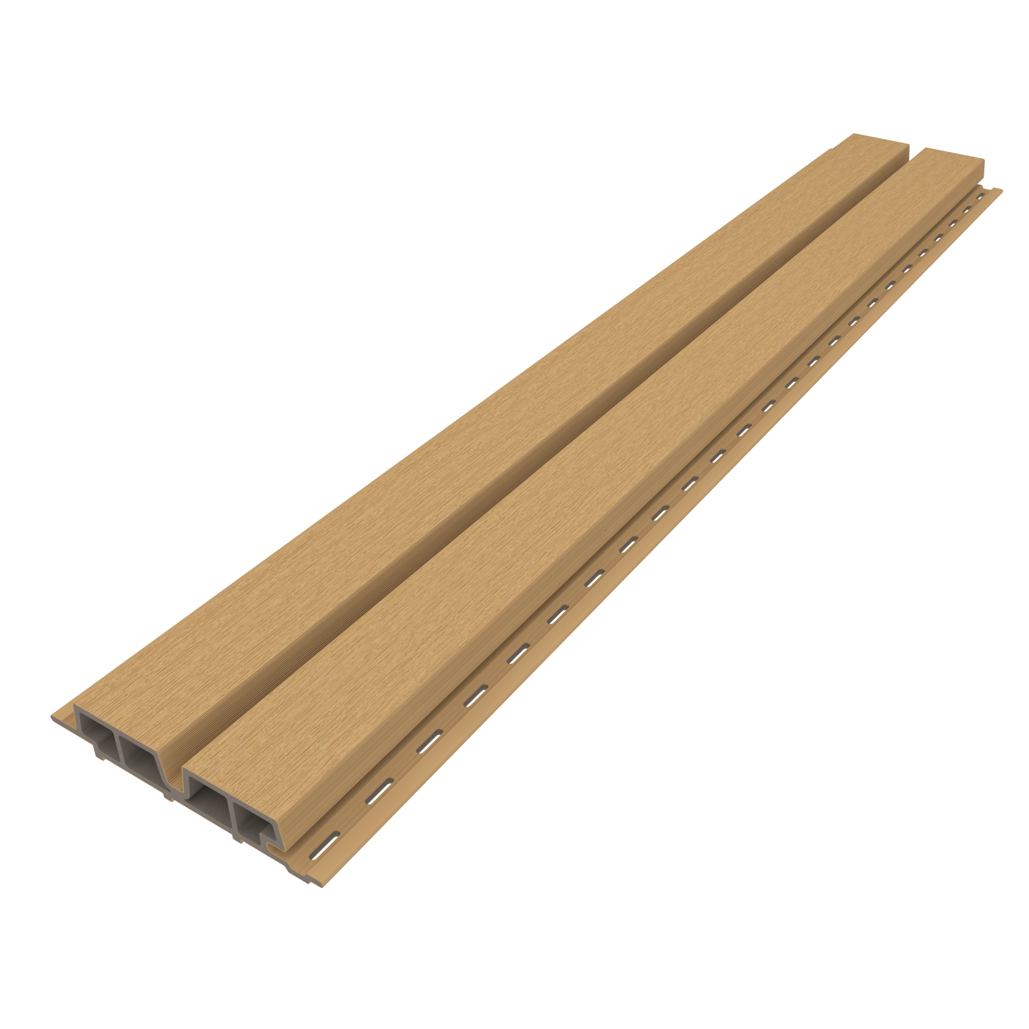 WPC Fassadenprofil Castellation Pro 65 – Breites Fassadenprofil