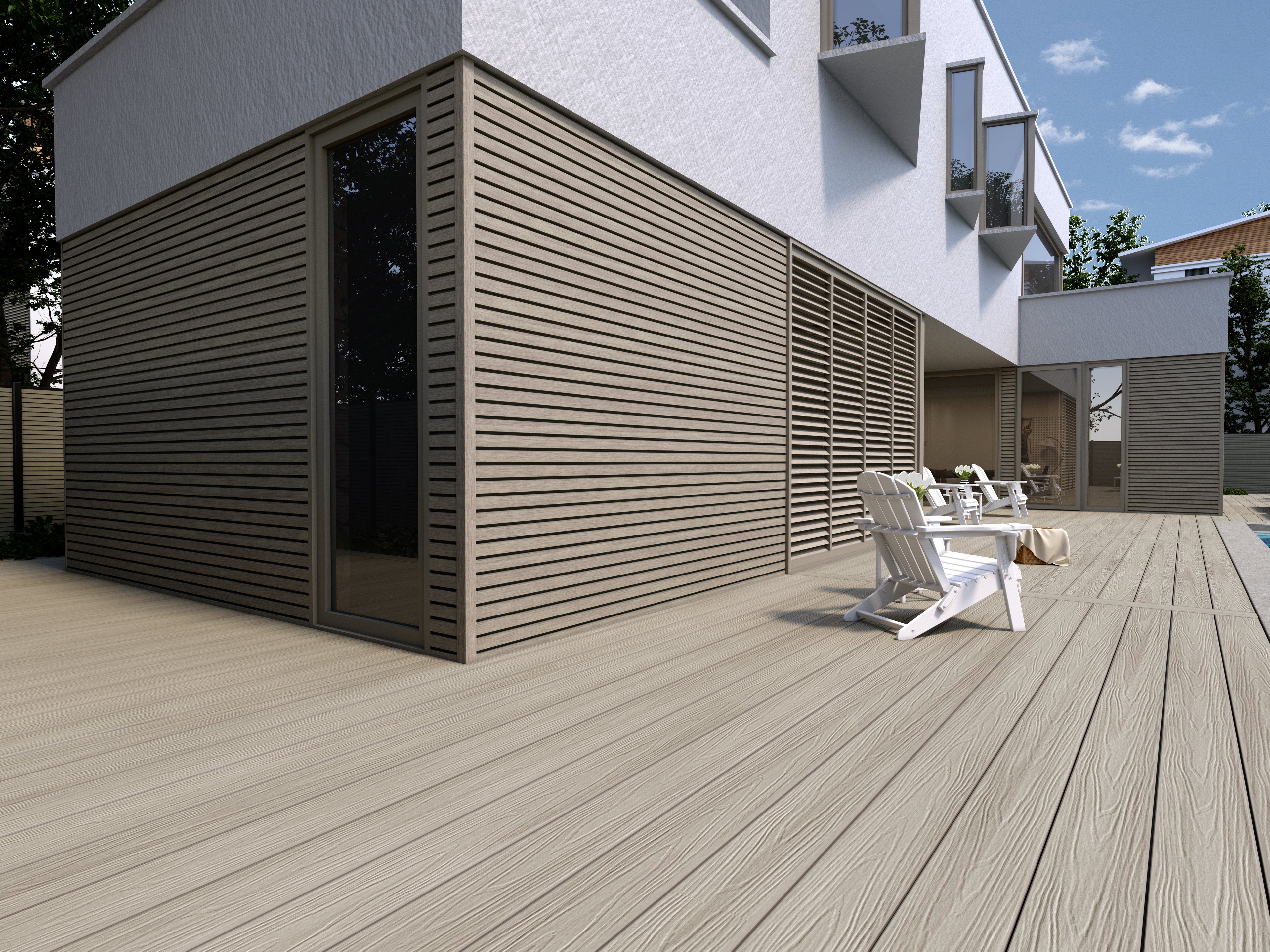 WPC Terrassendiele Gigante – Breites Format für großzügige Terrassen