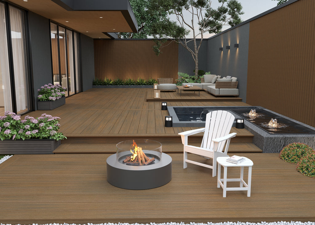 WPC Terrassendiele Gigante – Breites Format für großzügige Terrassen