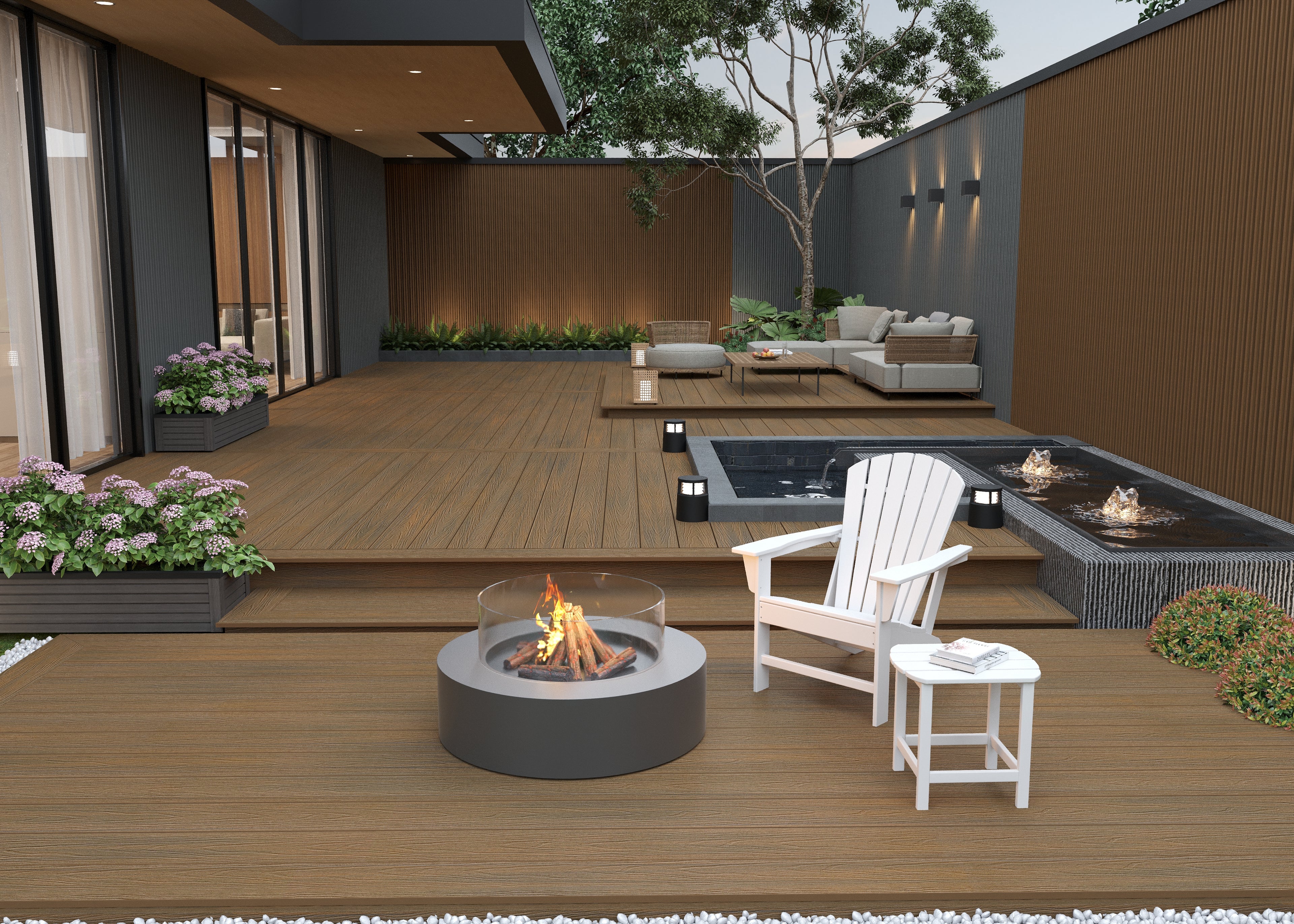 WPC Terrassendiele Gigante – Breites Format für großzügige Terrassen