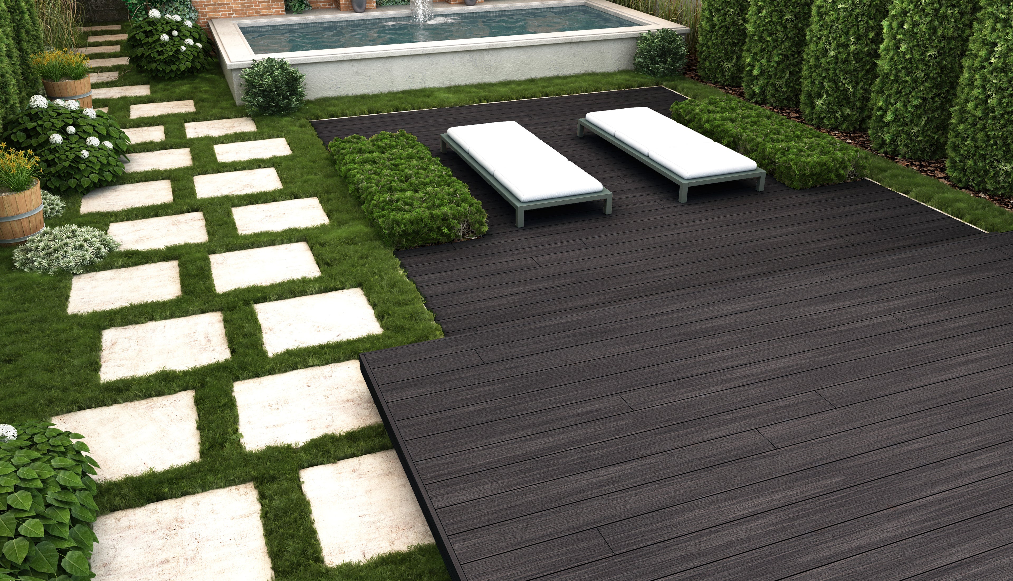 WPC Terrassendiele Gigante Vintage – Großformat Diele im Holzlook