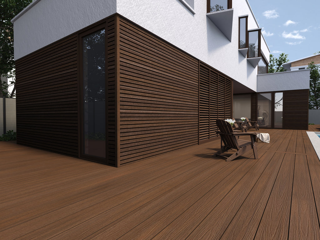 WPC Terrassendiele Gigante – Breites Format für großzügige Terrassen