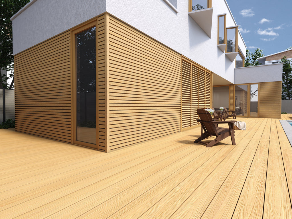 WPC Terrassendiele Gigante – Breites Format für großzügige Terrassen