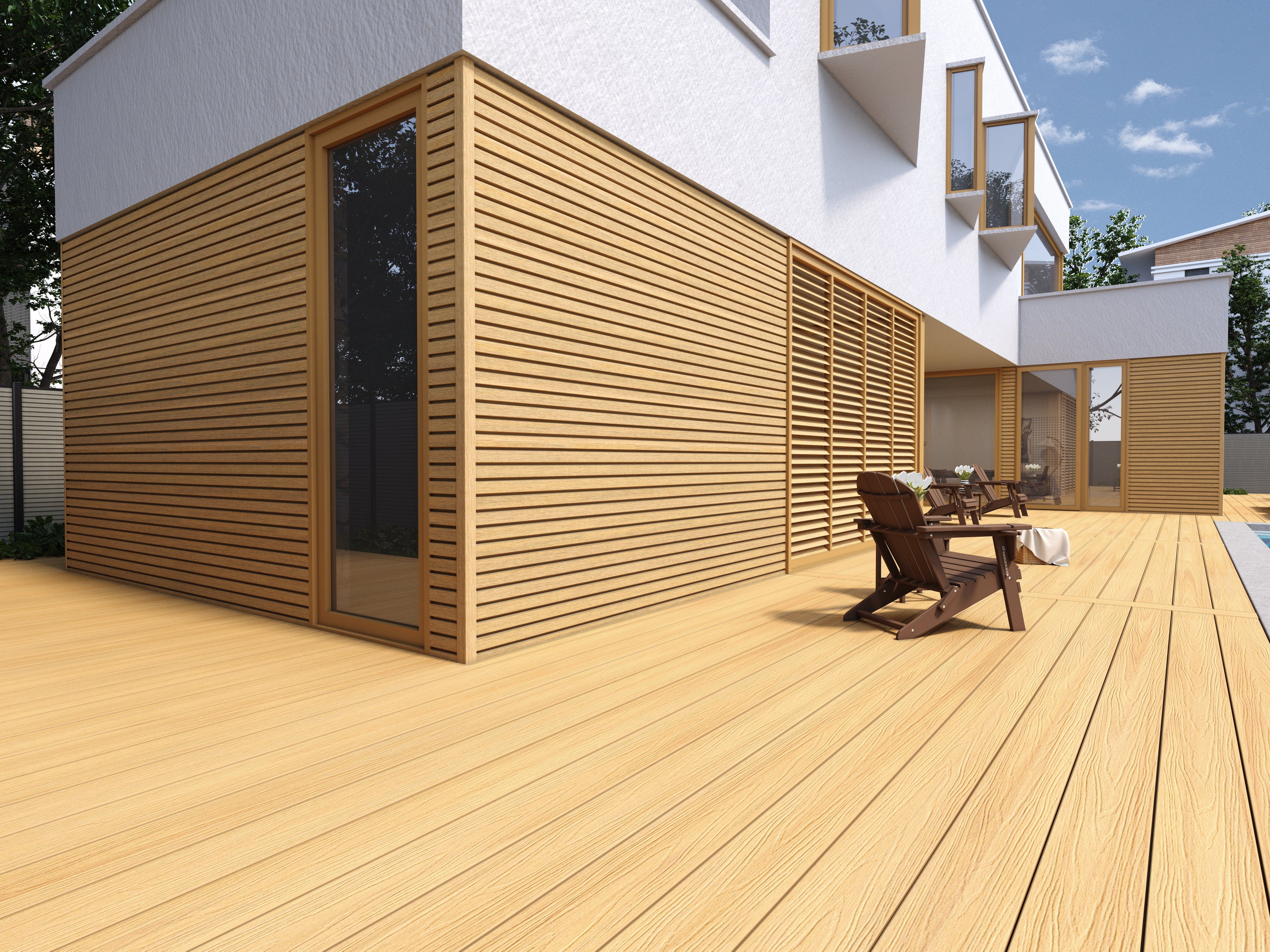 WPC Terrassendiele Gigante – Breites Format für großzügige Terrassen