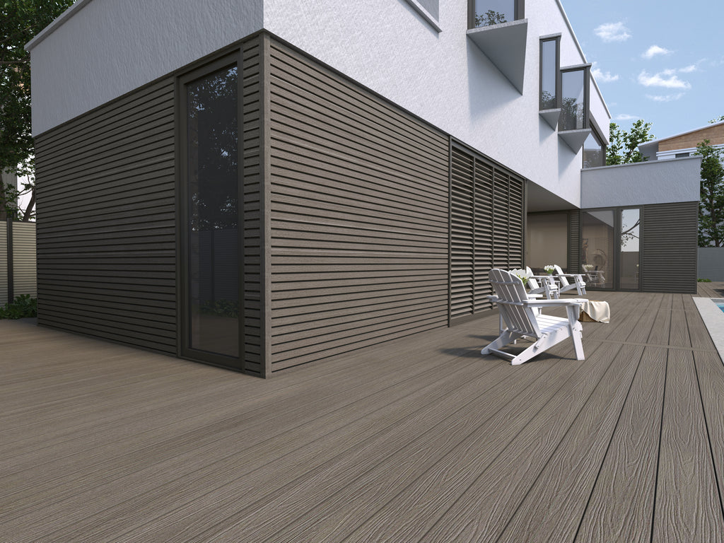 WPC Terrassendiele Gigante – Breites Format für großzügige Terrassen
