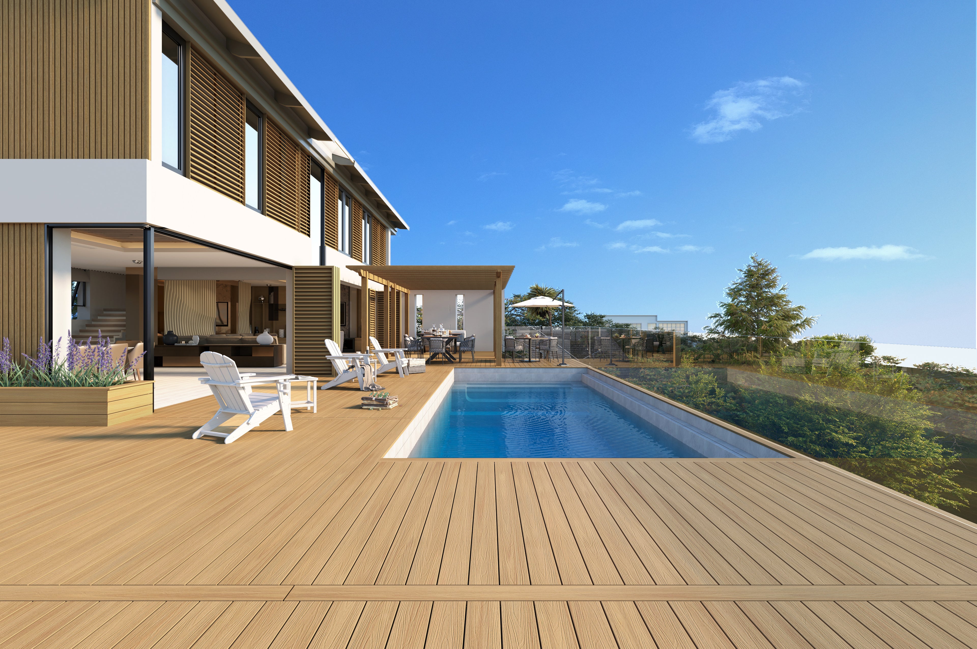 WPC Terrassendiele Universal – Vielseitige Diele für jede Terrasse