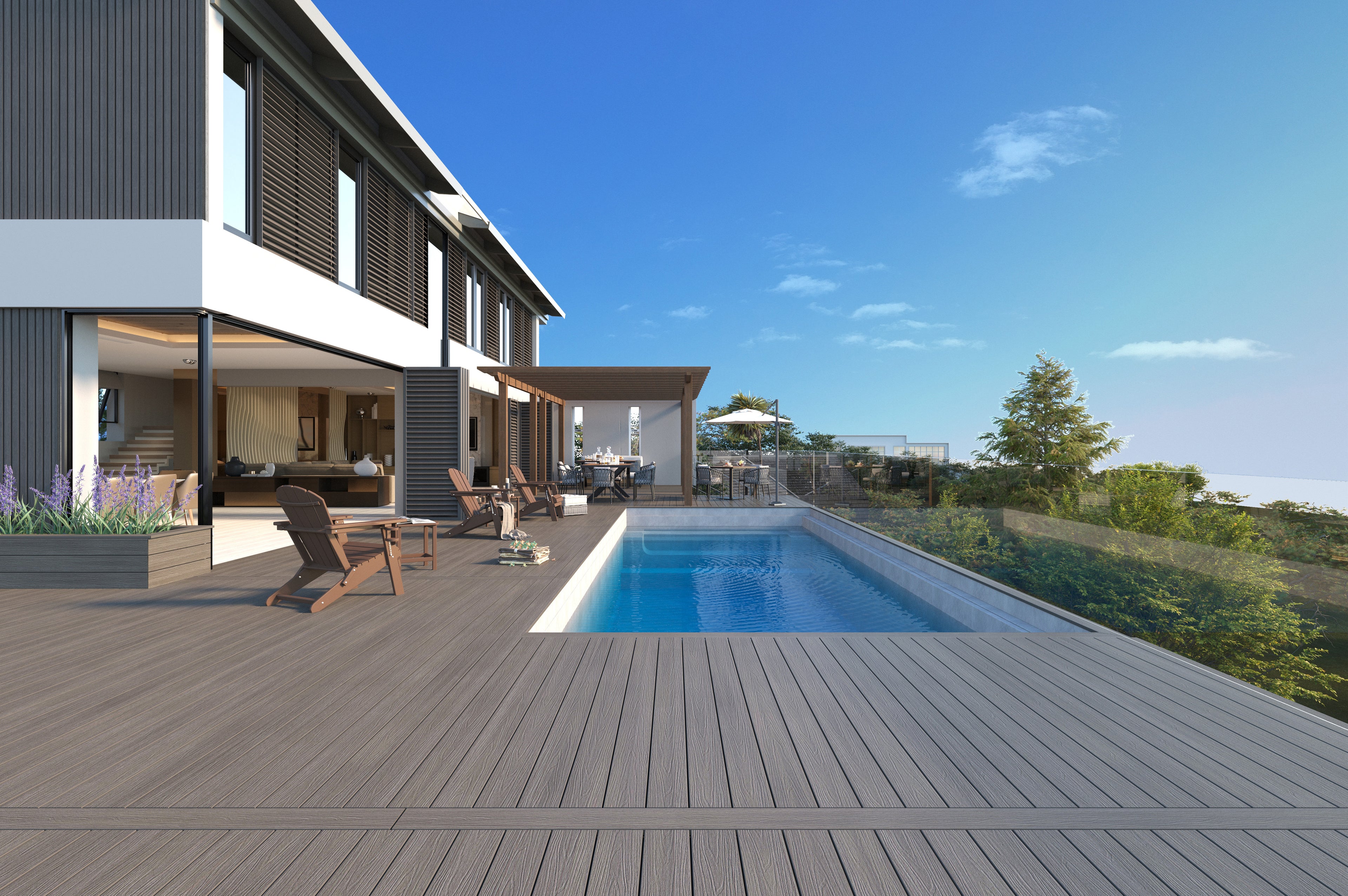 WPC Terrassendiele Universal – Vielseitige Diele für jede Terrasse