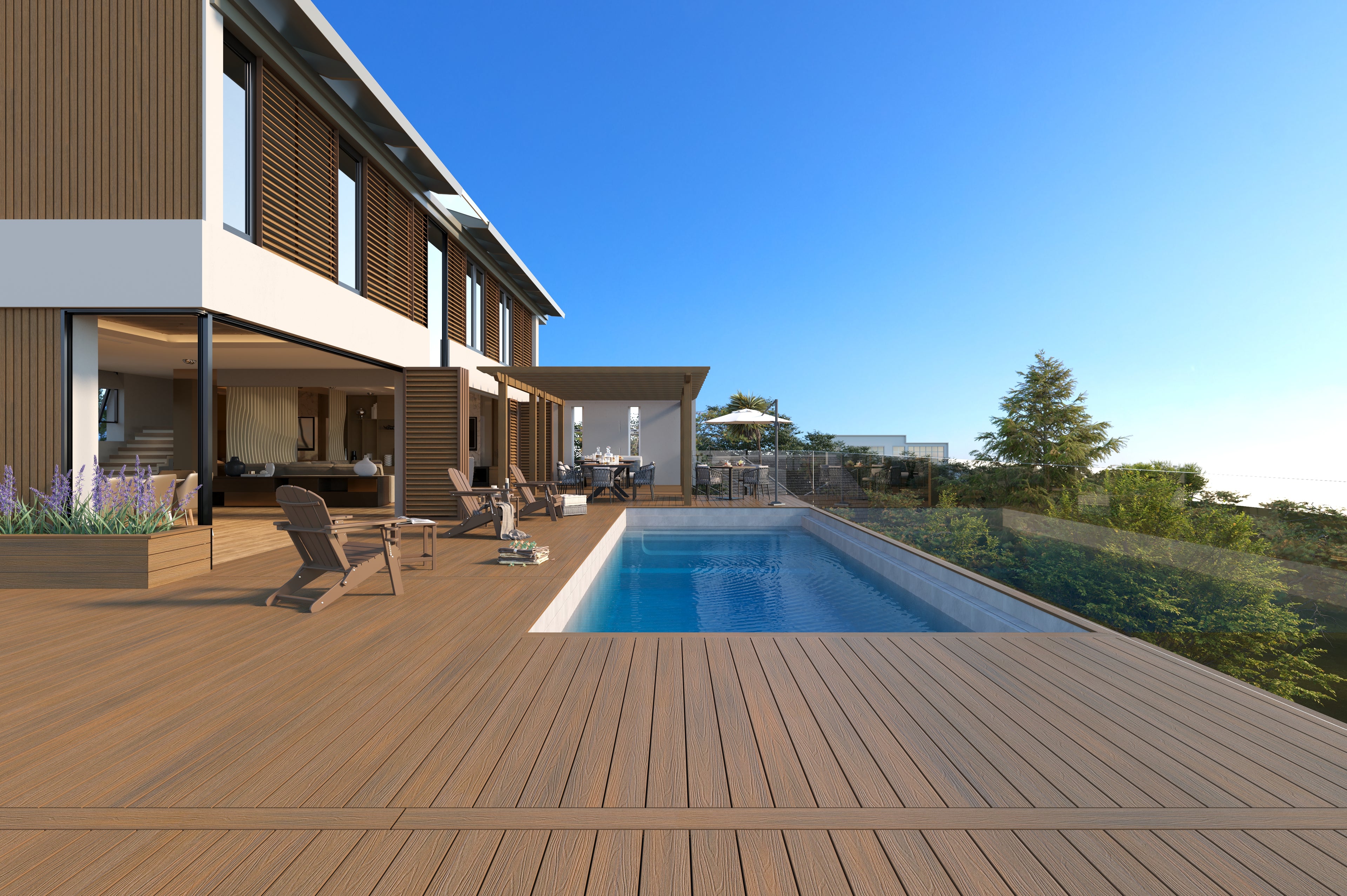 WPC Terrassendiele Universal – Vielseitige Diele für jede Terrasse