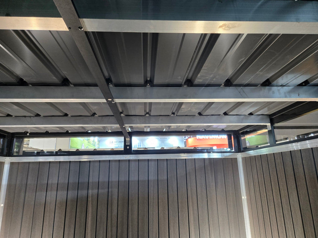WPC Gartenhaus Cella 77 – Kompaktes Gartenhaus modern